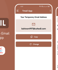 TempMail - Temporary Disposable Email Address App with AdMob Ads