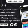 Text Art - Photo Text Editor for making quotes, memes, post and captions