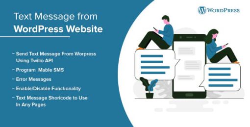 Text Message from WordPress Website