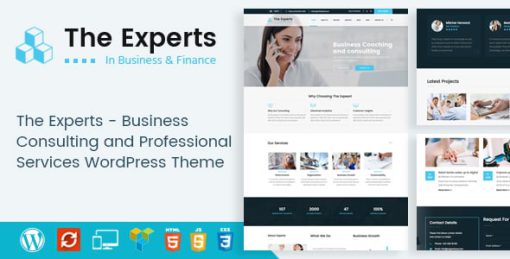 The Experts - Business Consulting and Professional Services WordPress Theme