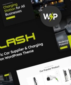 The Flash - Electric Car Supplier & Charging Station WordPress Theme