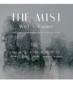 The Mist || Responsive Coming Soon Page