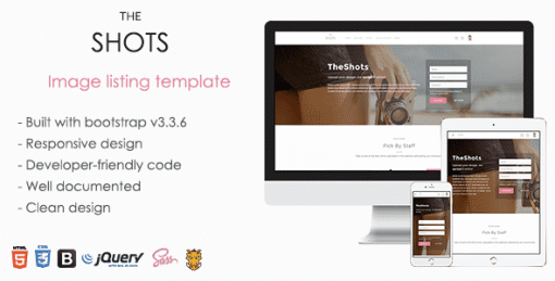 TheShots - Responsive Image Listing Template