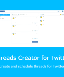 Threads Creator for Twitter - script with SAAS support