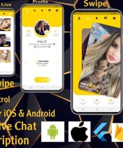 Three stars -live stream Complete Flutter Dating App with Admin