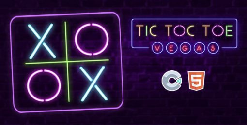 Tic Tac Toe Vegas (Construct 3 - HTML5)