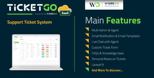 TicketGo SaaS - Support Ticket System