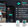 TikTok App | Video Creating Android App Template + Short Video iOS App Template| Flutter 2 | Qvid