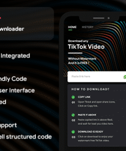 TikTok Video Downloader Android App without Watermark with admob | Tikloader | Complete App
