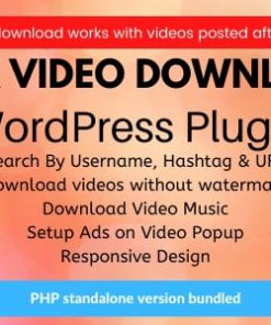 TikTok Video Downloader without Watermark - WordPress Plugin