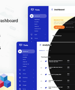 Tixia - Ticketing Admin Dashboard Python Django Template