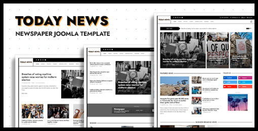 Today News - Newspaper, Magazine & News Joomla Template