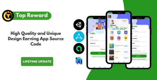 Top Reward - Android Earning App with Admin Panel