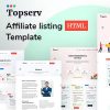 Topserv - Affiliate listing HTML Template