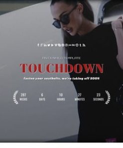 Touchdown || Responsive Coming Soon Page