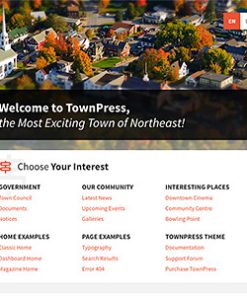 TownPress - Municipality WordPress Theme