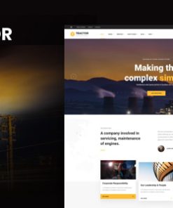 Tractor - Industrial, Industry & Manufacturing WordPress Theme