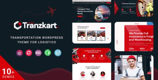 Tranzkart - Transportation WordPress Theme for Logistics