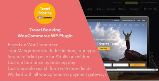 Travel Booking - Travel Booking WooCommerce WordPress Plugin