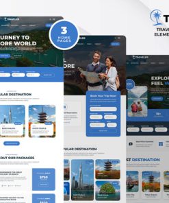 Traveler – Travel & Trip Business Elementor Template Kit