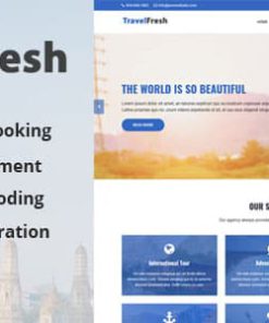 TravelFresh - Travel Agency CMS with Online Booking System