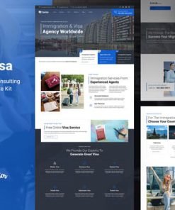 Travisa – Immigration & Visa Consulting Elementor Template Kit