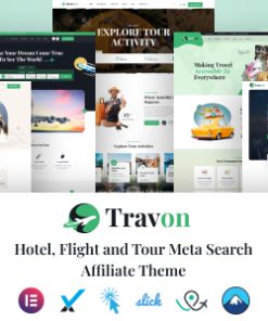 Travon - Hotel, Flights and Tour Meta Search Affiliate Theme