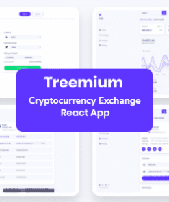 Treemium - Cryptocurrency Exchange Dashboard React App