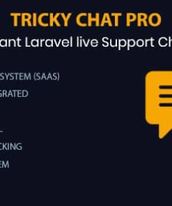 Tricky Chat Pro - Multi Tenant Live Support Chat (SaaS)