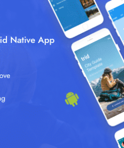 Trid - City Travel Guide Android Native with Admin Panel, Firebase