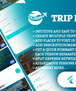 Trip Expense | Android + iOS App | Flutter Full Application Source Code | Flutter 2.2
