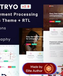 Tryo - Elementor Online Banking & Money Transfer WordPress Theme