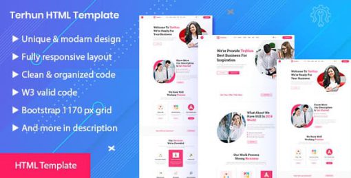 Tunhum - Multipurpose Business HTML5 Template