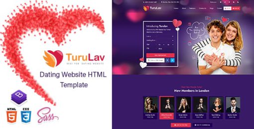 TuruLav – Dating Social Network Template
