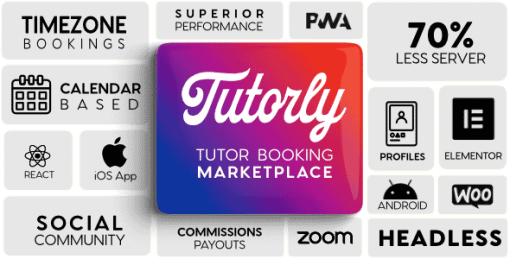 Tutorly | Booking Marketplace WordPress Theme