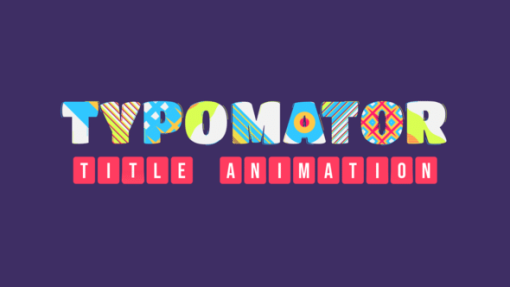 Typomator | Title Animation