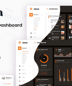 Uena - Restaurant Food Admin Dashboard Template