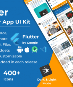 uFlutter - Universal Flutter UI Kit - Biggest Kit Widgets & Templates Multipurpose Flutter Apps