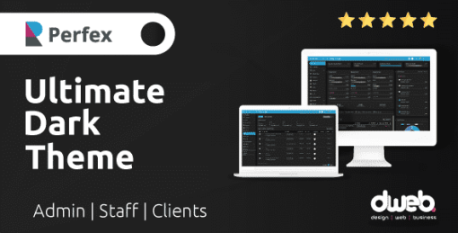 Ultimate Dark Theme - Perfex CRM