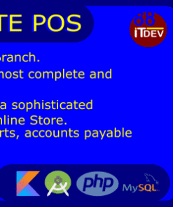 Ultimate Point Of Sales (POS) complete package, Android and Online Store with rest api php mysql