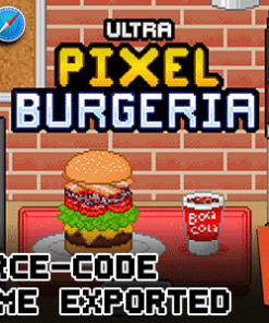 Ultra Pixel Burgeria HTML5 Game - Contruct 3 (.c3p)