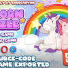 Unicorn Puzzle HTML5 Game - With Construct 3 File
