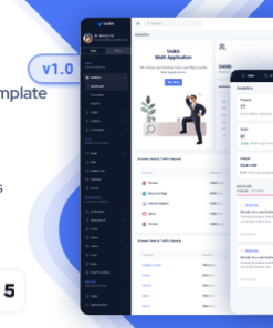 Unikit - Multi Application Admin Dashboard Template