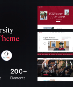 Unipix - University Education WordPress Theme