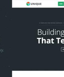 Unique - Parallax One Page Template