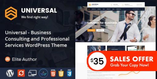 Universal - Business Consulting and Professional Services WordPress Theme