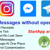 Unseen-Read all Messages without opening Apps for WhatsApp,Instagram,Messenger etc,