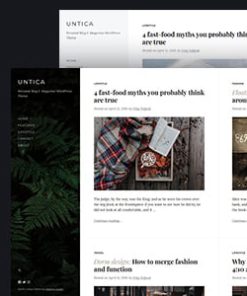 Untica - Personal Blog & Magazine WordPress Theme