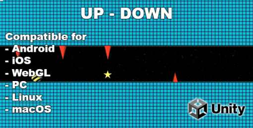 Up Down - (Unity Game) Simple Hyper Casual Game For Android And iOS