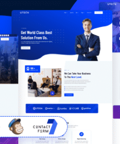 uTech - IT Solution And Technology WordPress Theme